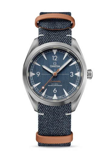 Omega Railmaster Omega Co-Axial Master Chronometer 40 Stainless Steel / Blue / NATO 220.12.40.20.03.001 (22012402003001)